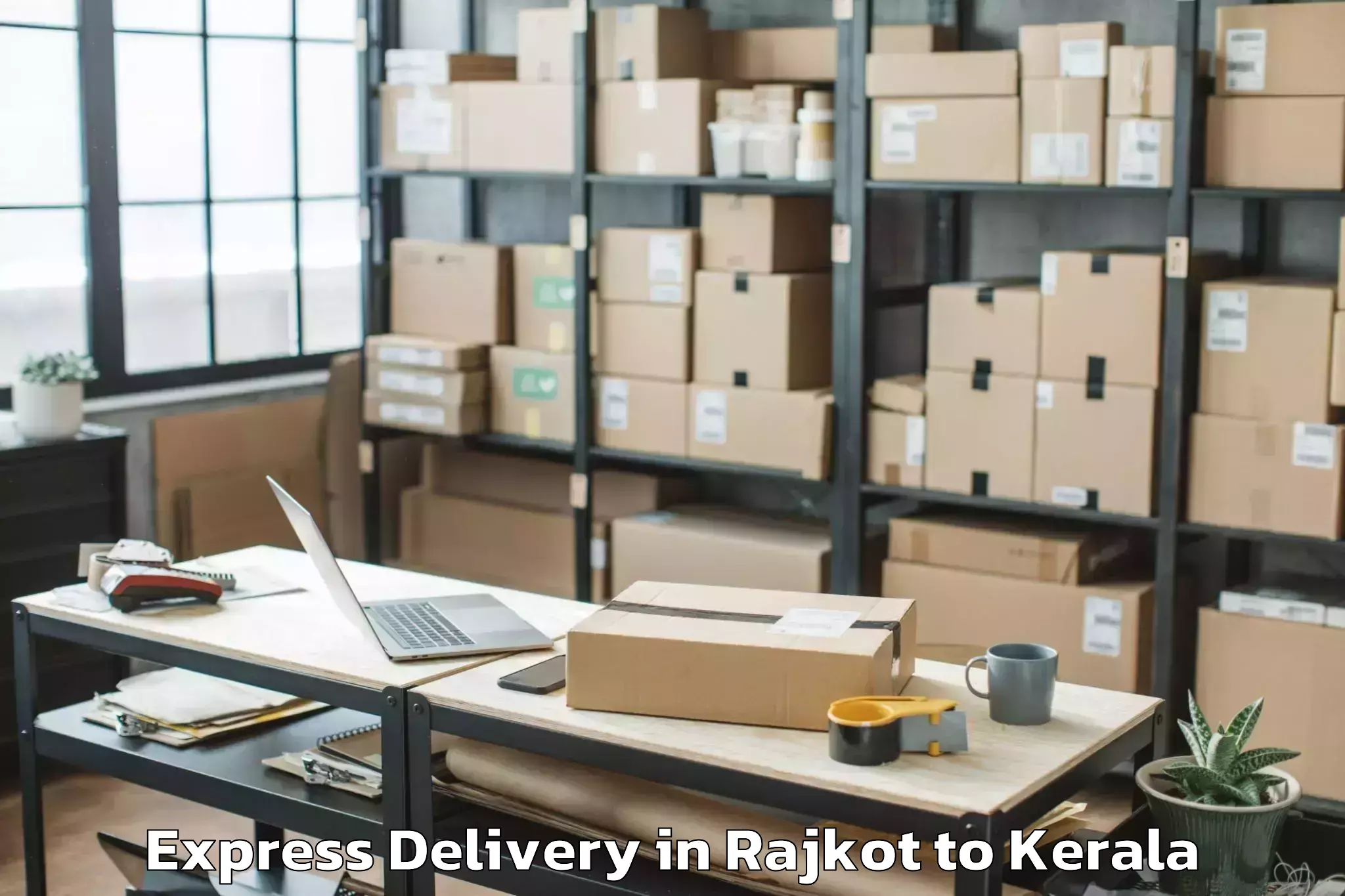 Efficient Rajkot to Kottayam Express Delivery